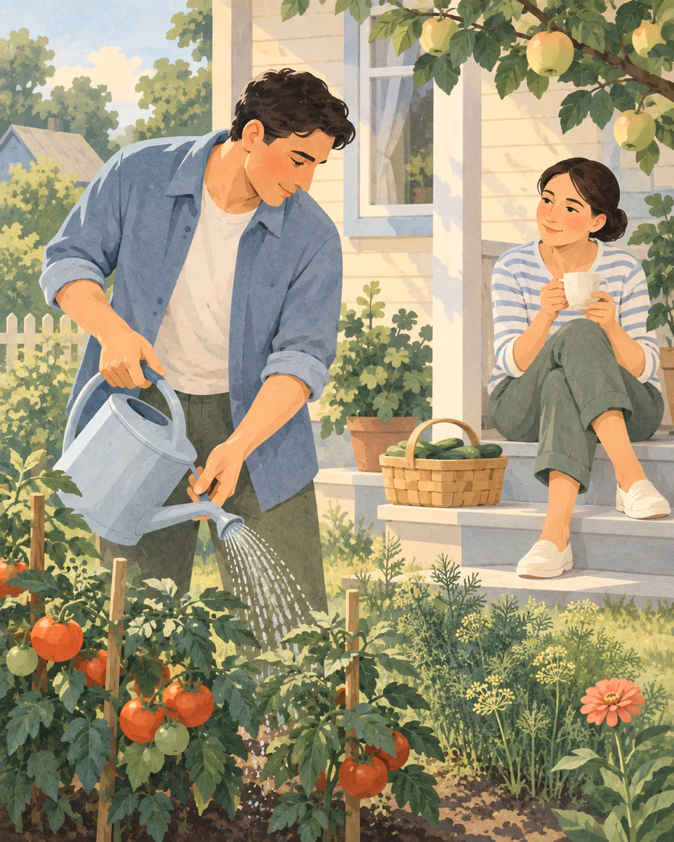 Illustration for A Weekend at the Dacha