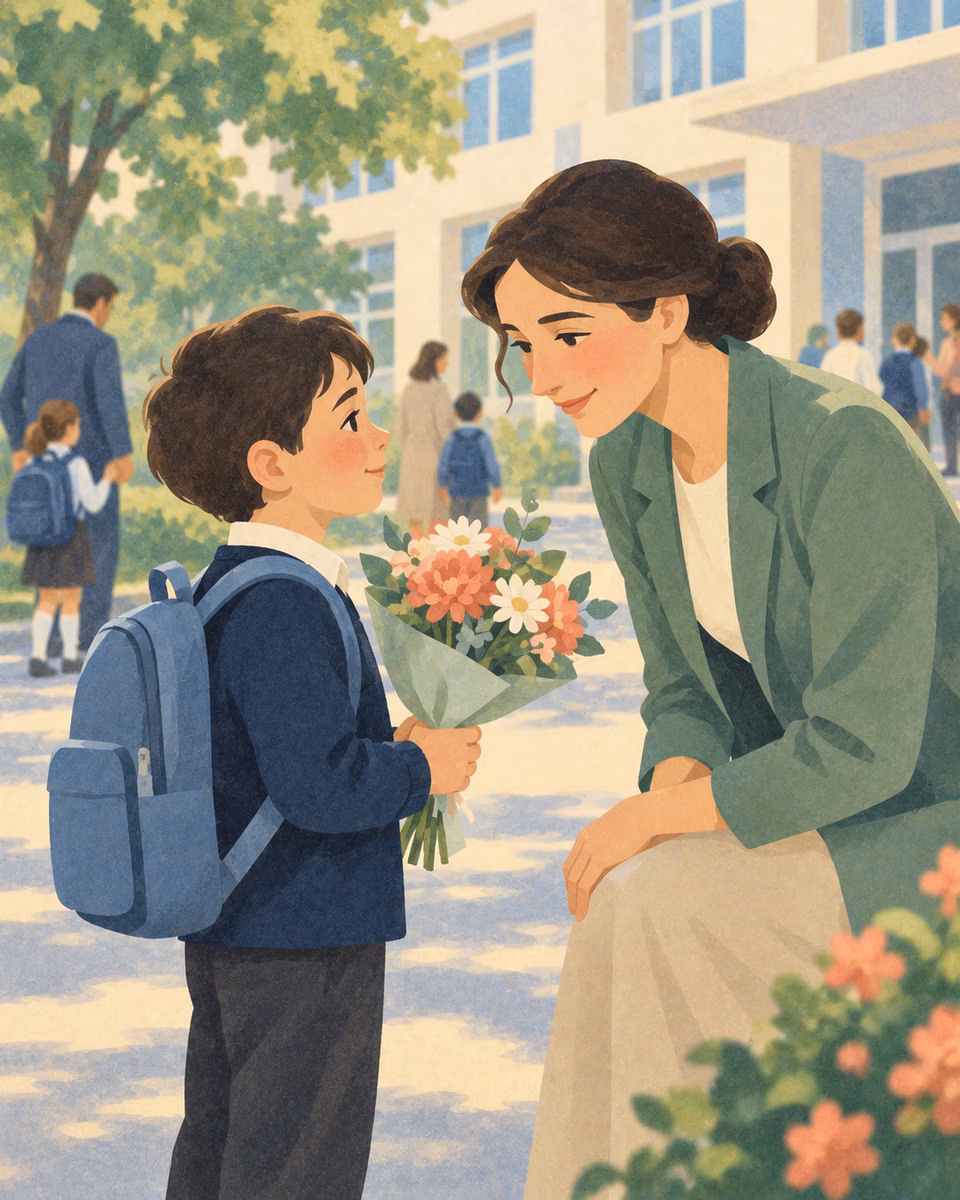 Illustration for September 1: A Family Celebration