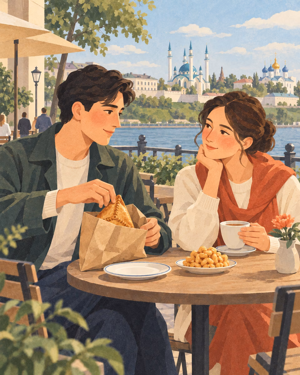 Illustration for A Day in Kazan